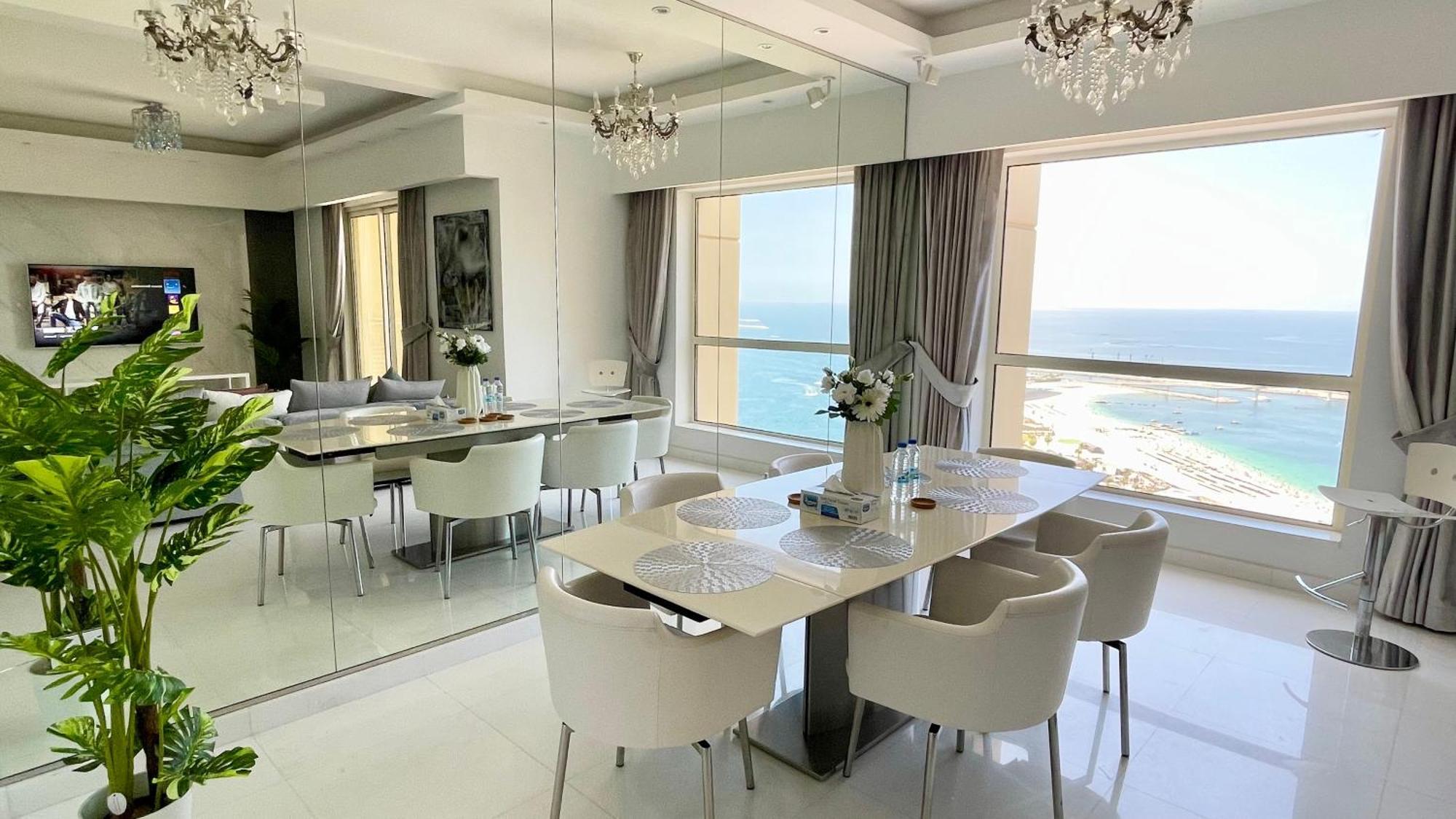 Jbr Beachfront Luxe Apartment All Rooms Sea Facing Dubai Ngoại thất bức ảnh